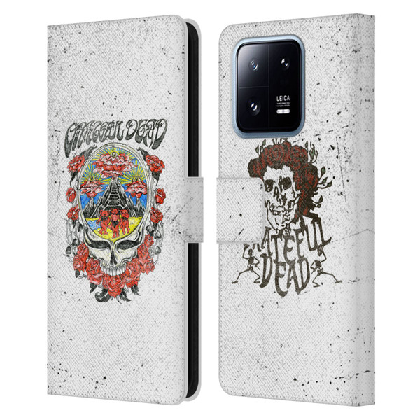 Grateful Dead Trends Rose Leather Book Wallet Case Cover For Xiaomi 13 Pro 5G