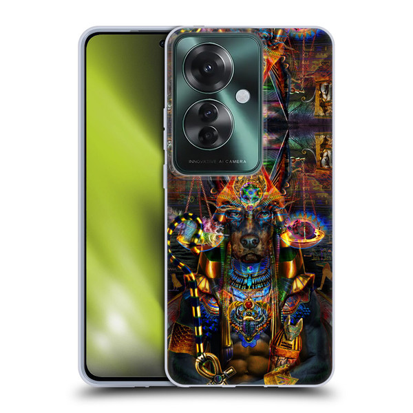 Jumbie Art Gods and Goddesses Anubis Soft Gel Case for OPPO Reno11 F 5G / F25 Pro 5G
