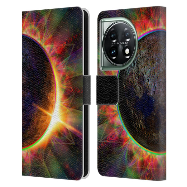 Jumbie Art Visionary Eclipse Leather Book Wallet Case Cover For OnePlus 11 5G