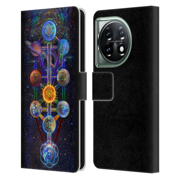 Jumbie Art Visionary Tree Of Life Leather Book Wallet Case Cover For OnePlus 11 5G