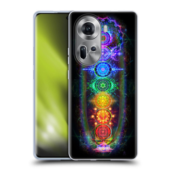Jumbie Art Visionary Chakras Soft Gel Case for OPPO Reno11