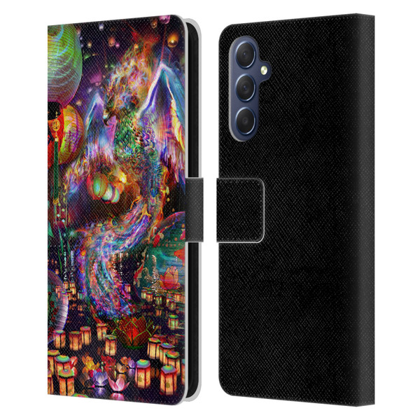 Jumbie Art Visionary Phoenix Leather Book Wallet Case Cover For Samsung Galaxy M54 5G