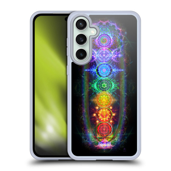 Jumbie Art Visionary Chakras Soft Gel Case for Samsung Galaxy S23 FE 5G