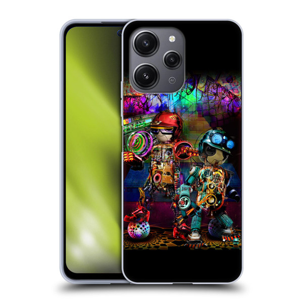 Jumbie Art Visionary Boombox Robots Soft Gel Case for Xiaomi Redmi 12