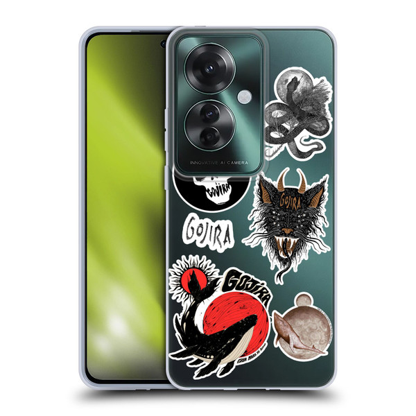 Gojira Graphics Sticker Print Soft Gel Case for OPPO Reno11 F 5G / F25 Pro 5G