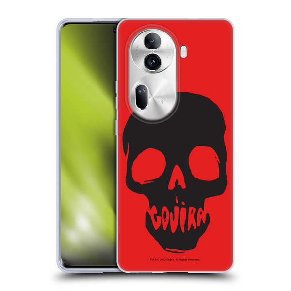 Gojira Graphics Skull Mouth Soft Gel Case for OPPO Reno11 Pro