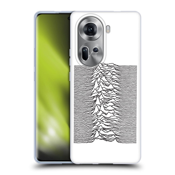 Joy Division Graphics Pulsar Waves Soft Gel Case for OPPO Reno11