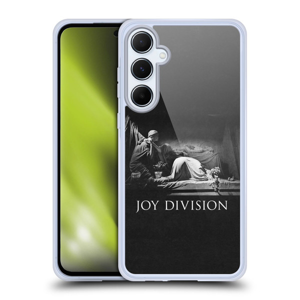 Joy Division Graphics Closer Soft Gel Case for Samsung Galaxy A55 5G