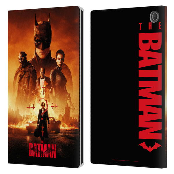 The Batman Posters Group Leather Book Wallet Case Cover For Amazon Fire Max 11 2023