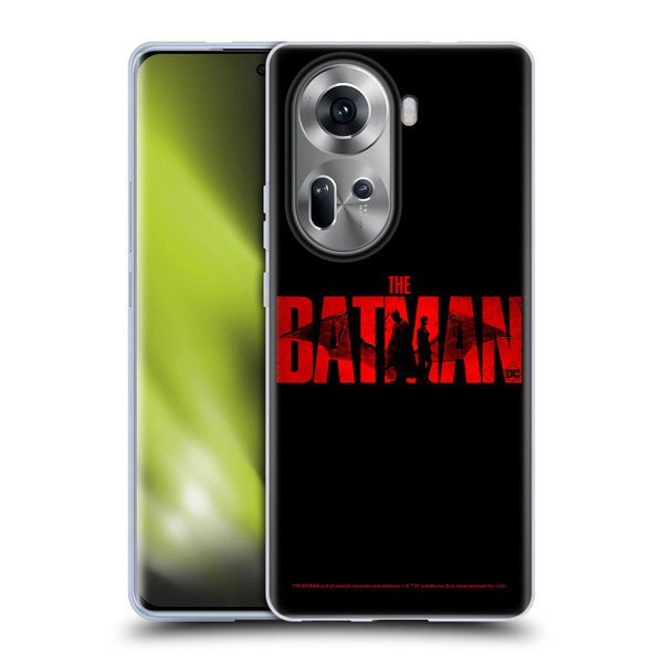 The Batman Posters Logo Soft Gel Case for OPPO Reno11