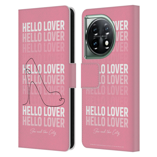 Sex and The City: Television Series Characters Hello Lover Carrie Leather Book Wallet Case Cover For OnePlus 11 5G