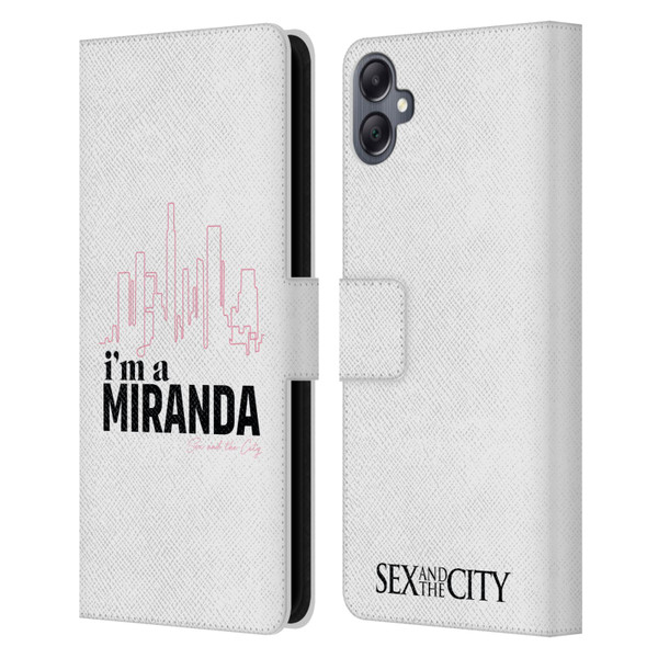 Sex and The City: Television Series Characters I'm A Miranda Leather Book Wallet Case Cover For Samsung Galaxy A05