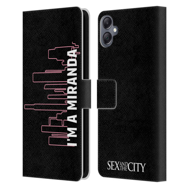 Sex and The City: Television Series Characters Miranda Leather Book Wallet Case Cover For Samsung Galaxy A05