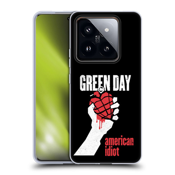 Green Day Graphics American Idiot Soft Gel Case for Xiaomi 14 Pro