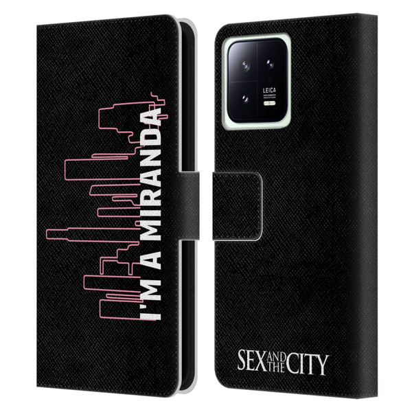 Sex and The City: Television Series Characters Miranda Leather Book Wallet Case Cover For Xiaomi 13 5G