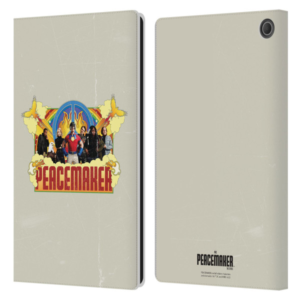 Peacemaker: Television Series Graphics Group Leather Book Wallet Case Cover For Amazon Fire Max 11 2023