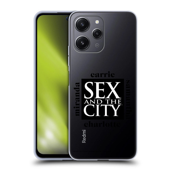 Sex and The City: Television Series Graphics Character 1 Soft Gel Case for Xiaomi Redmi 12