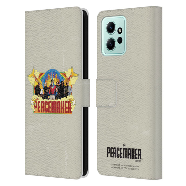 Peacemaker: Television Series Graphics Group Leather Book Wallet Case Cover For Xiaomi Redmi 12