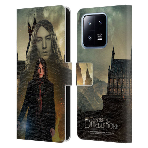 Fantastic Beasts: Secrets of Dumbledore Character Art Credence Barebone Leather Book Wallet Case Cover For Xiaomi 13 Pro 5G