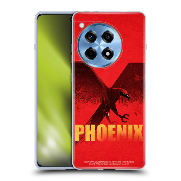 Fantastic Beasts: Secrets of Dumbledore Graphic Badges Phoenix Soft Gel Case for OnePlus 12R