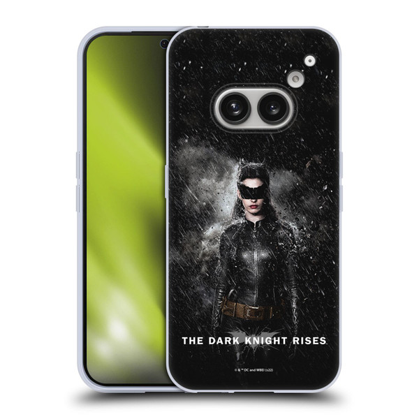 The Dark Knight Rises Key Art Catwoman Rain Poster Soft Gel Case for Nothing Phone (2a)