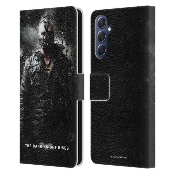 The Dark Knight Rises Key Art Bane Rain Poster Leather Book Wallet Case Cover For Samsung Galaxy M54 5G