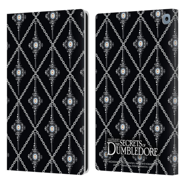 Fantastic Beasts: Secrets of Dumbledore Graphics Blood Troth Pattern Leather Book Wallet Case Cover For Amazon Fire HD 10 / Plus 2021