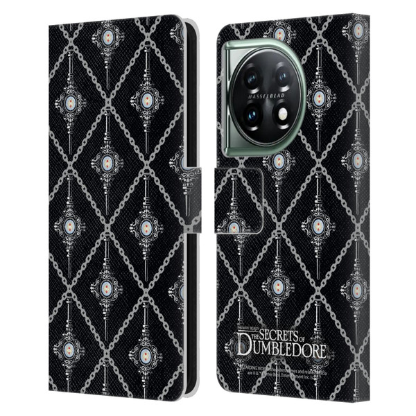 Fantastic Beasts: Secrets of Dumbledore Graphics Blood Troth Pattern Leather Book Wallet Case Cover For OnePlus 11 5G