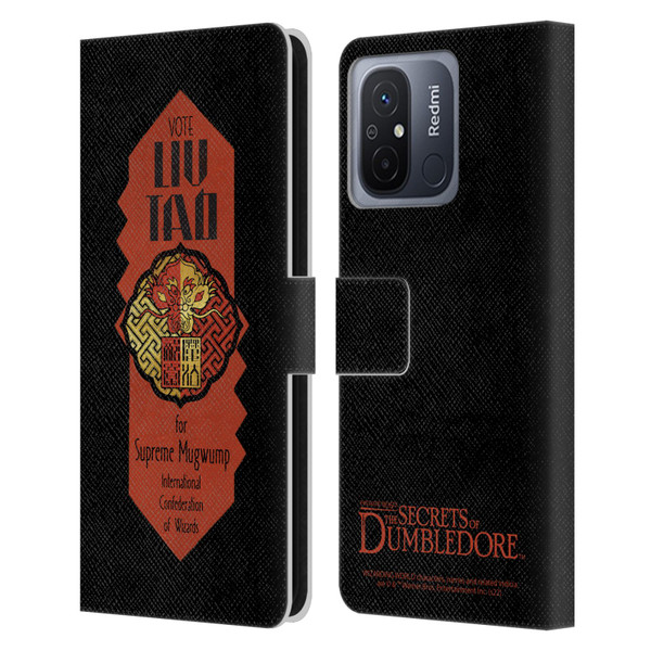 Fantastic Beasts: Secrets of Dumbledore Graphics Liu Tao Leather Book Wallet Case Cover For Xiaomi Redmi 12C