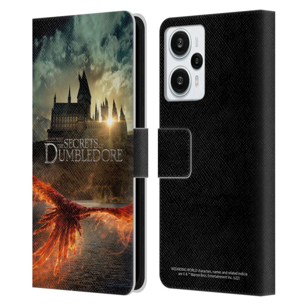 Fantastic Beasts: Secrets of Dumbledore Key Art Poster Leather Book Wallet Case Cover For Xiaomi Redmi Note 12T