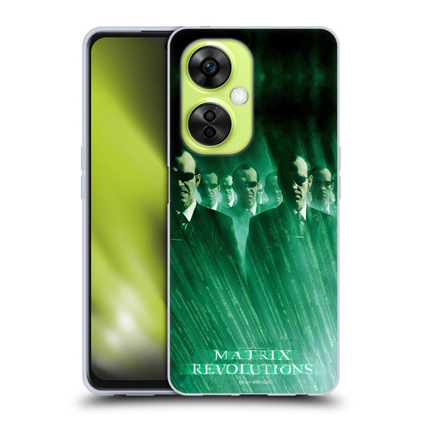 The Matrix Revolutions Key Art Smiths Soft Gel Case for OnePlus Nord CE 3 Lite 5G