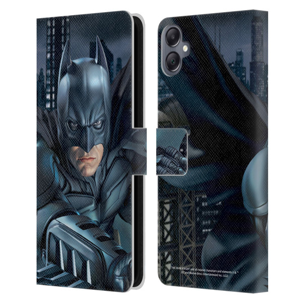 The Dark Knight Character Art Batman Leather Book Wallet Case Cover For Samsung Galaxy A05