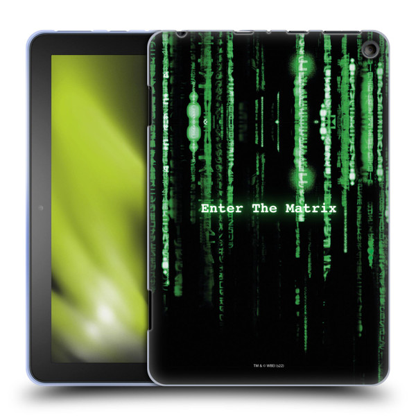 The Matrix Key Art Enter The Matrix Soft Gel Case for Amazon Fire HD 8/Fire HD 8 Plus 2020