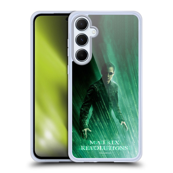 The Matrix Revolutions Key Art Neo 3 Soft Gel Case for Samsung Galaxy A55 5G