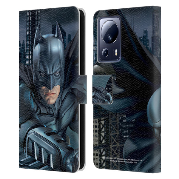 The Dark Knight Character Art Batman Leather Book Wallet Case Cover For Xiaomi 13 Lite 5G