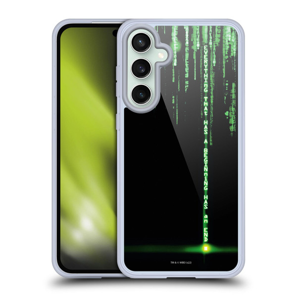 The Matrix Revolutions Key Art Everything That Has Beginning Soft Gel Case for Samsung Galaxy S23 FE 5G