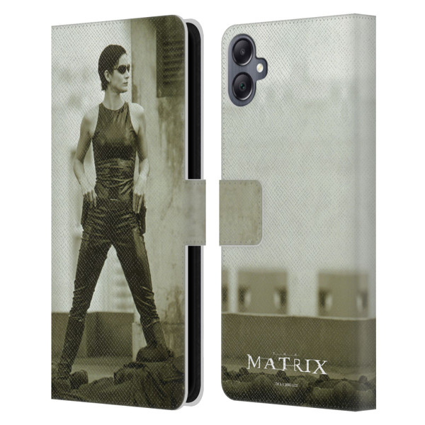 The Matrix Key Art Trinity Leather Book Wallet Case Cover For Samsung Galaxy A05
