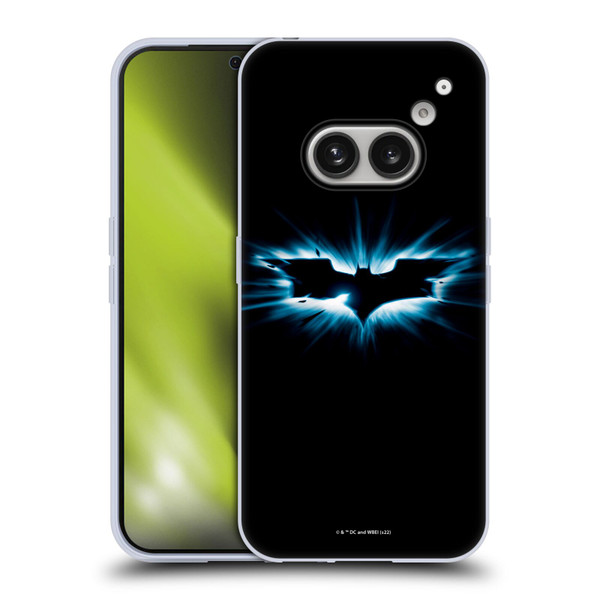 The Dark Knight Graphics Logo Black Soft Gel Case for Nothing Phone (2a)