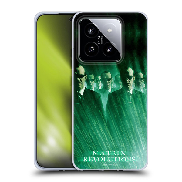 The Matrix Revolutions Key Art Smiths Soft Gel Case for Xiaomi 14