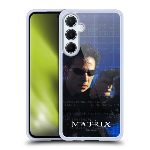The Matrix Key Art Neo 1 Soft Gel Case for Samsung Galaxy A55 5G