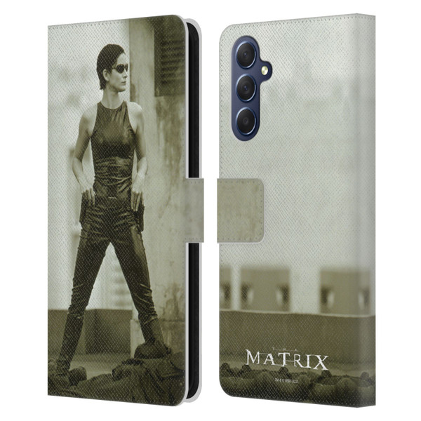 The Matrix Key Art Trinity Leather Book Wallet Case Cover For Samsung Galaxy M54 5G