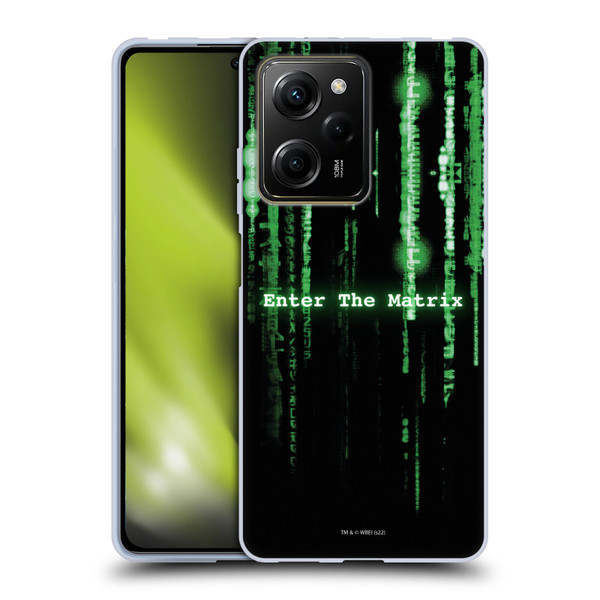 The Matrix Key Art Enter The Matrix Soft Gel Case for Xiaomi Redmi Note 12 Pro 5G
