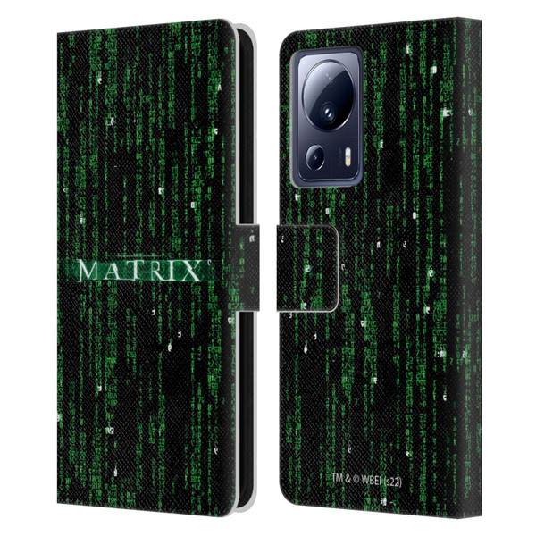 The Matrix Key Art Codes Leather Book Wallet Case Cover For Xiaomi 13 Lite 5G