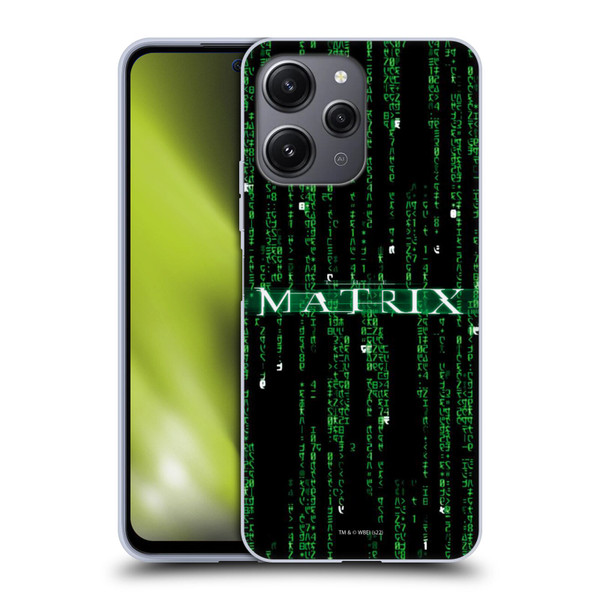 The Matrix Key Art Codes Soft Gel Case for Xiaomi Redmi 12