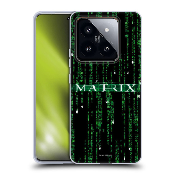 The Matrix Key Art Codes Soft Gel Case for Xiaomi 14 Pro