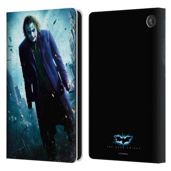 The Dark Knight Key Art Joker Poster Leather Book Wallet Case Cover For Amazon Fire 7 2022