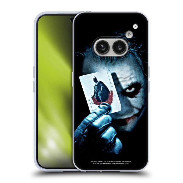 The Dark Knight Key Art Joker Card Soft Gel Case for Nothing Phone (2a)