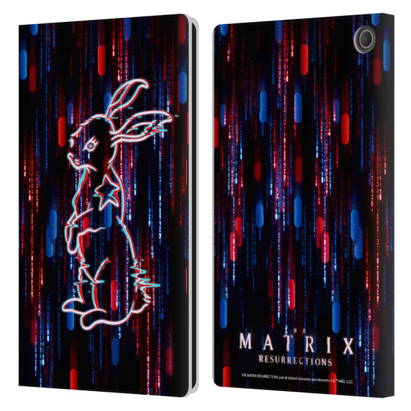 The Matrix Resurrections Key Art Choice Is An Illusion Leather Book Wallet Case Cover For Amazon Fire Max 11 2023