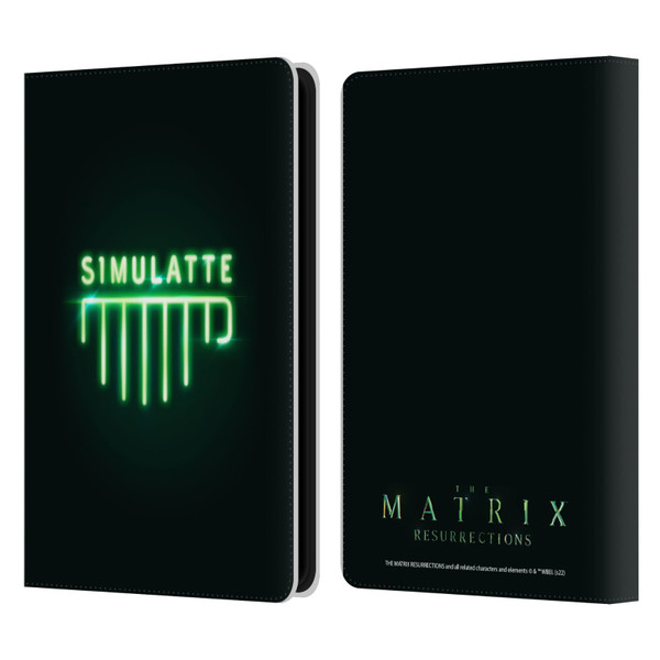 The Matrix Resurrections Key Art Simulatte Leather Book Wallet Case Cover For Amazon Kindle Paperwhite 5 (2021)