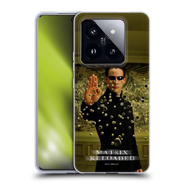 The Matrix Reloaded Key Art Neo 3 Soft Gel Case for Xiaomi 14 Pro
